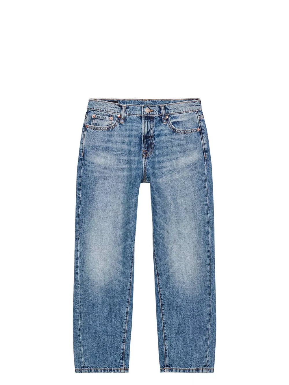 Zara Z1975 mid-rise cropped jeans, Size 4/27